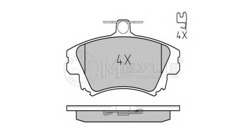 Set placute de frana Smart FORFOUR (454) 2004-2006 #2 0252198317