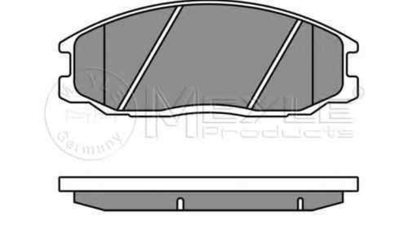 Set placute de frana SSANGYONG REXTON GAB MEYLE 025 235 6916/W