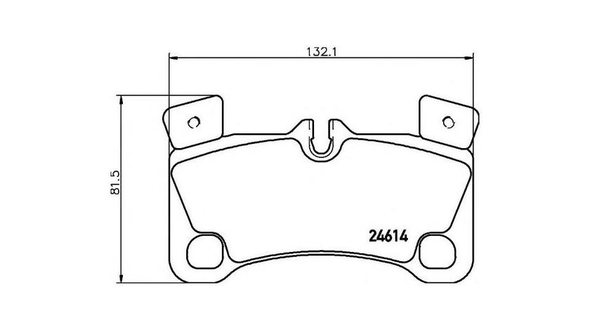 Set placute de frana Volkswagen VW TOUAREG (7LA, 7L6, 7L7) 2002-2010 #2 0986494205