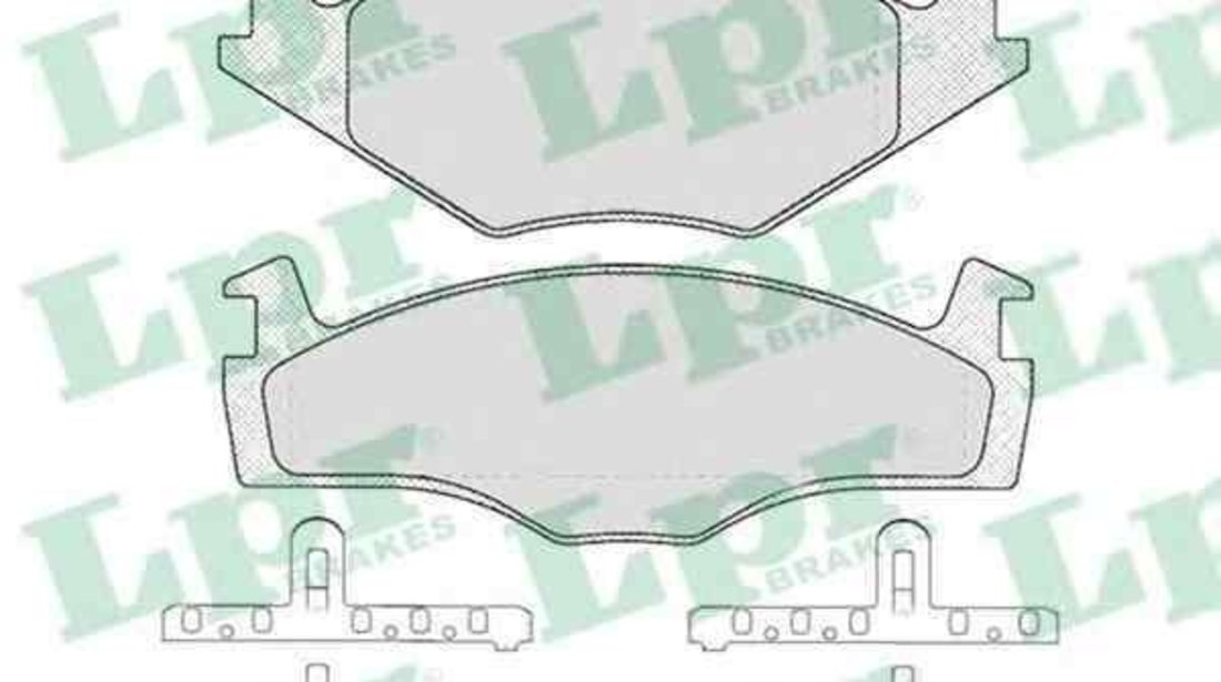 Set placute de frana VW GOLF I (17) LPR 05P224