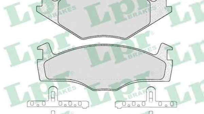 Set placute de frana VW GOLF I (17) LPR 05P224