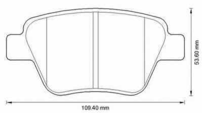 Set placute de frana VW GOLF VI Cabriolet 517 JURID 573312JC