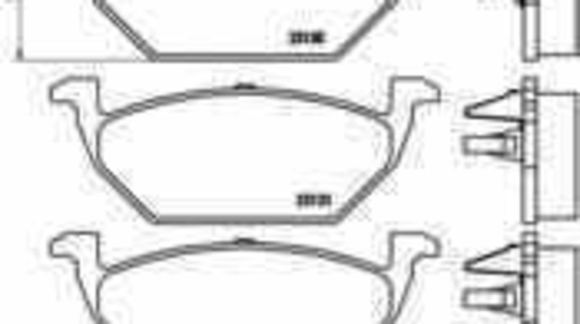 Set placute de frana VW GOLF VI Variant (AJ5) BREMBO P 85 072