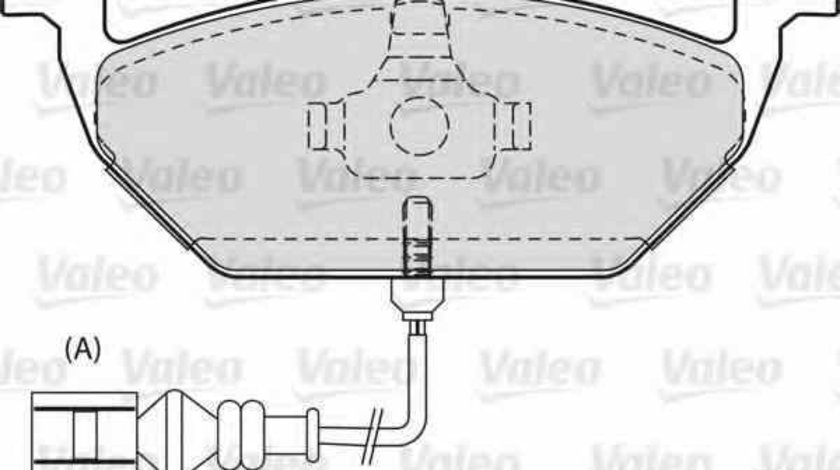 Set placute de frana VW JETTA III 1K2 VALEO 598408