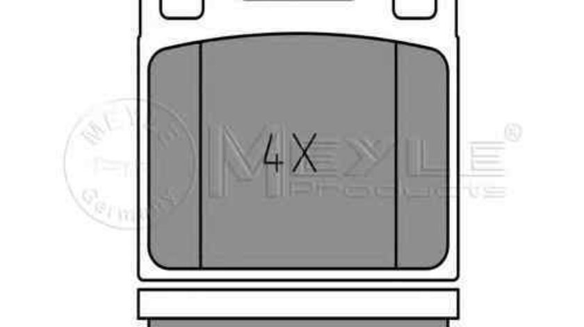 Set placute de frana VW PASSAT (32) MEYLE 025 202 2815