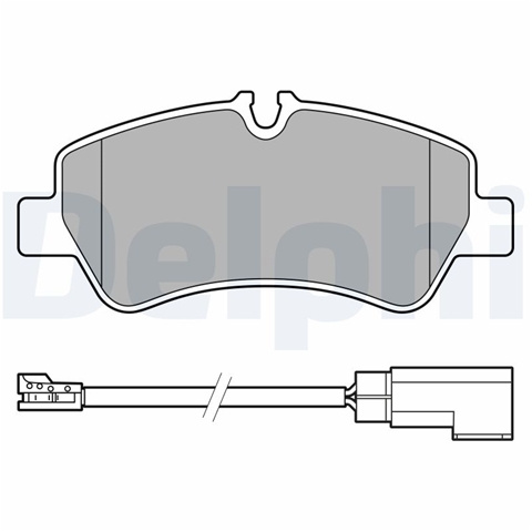 Set Placute Delphi Ford LP3619