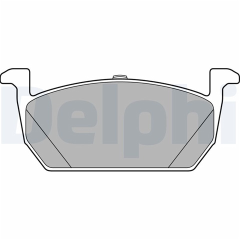 Set Placute Delphi Vw LP3287