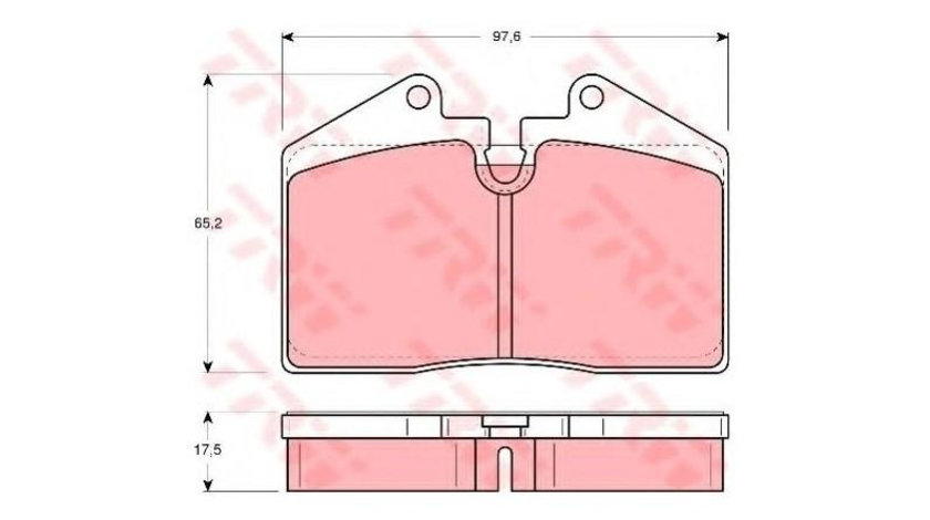 Set placute frana Audi AUDI 80 Avant (8C, B4) 1991-1996 #2 014010