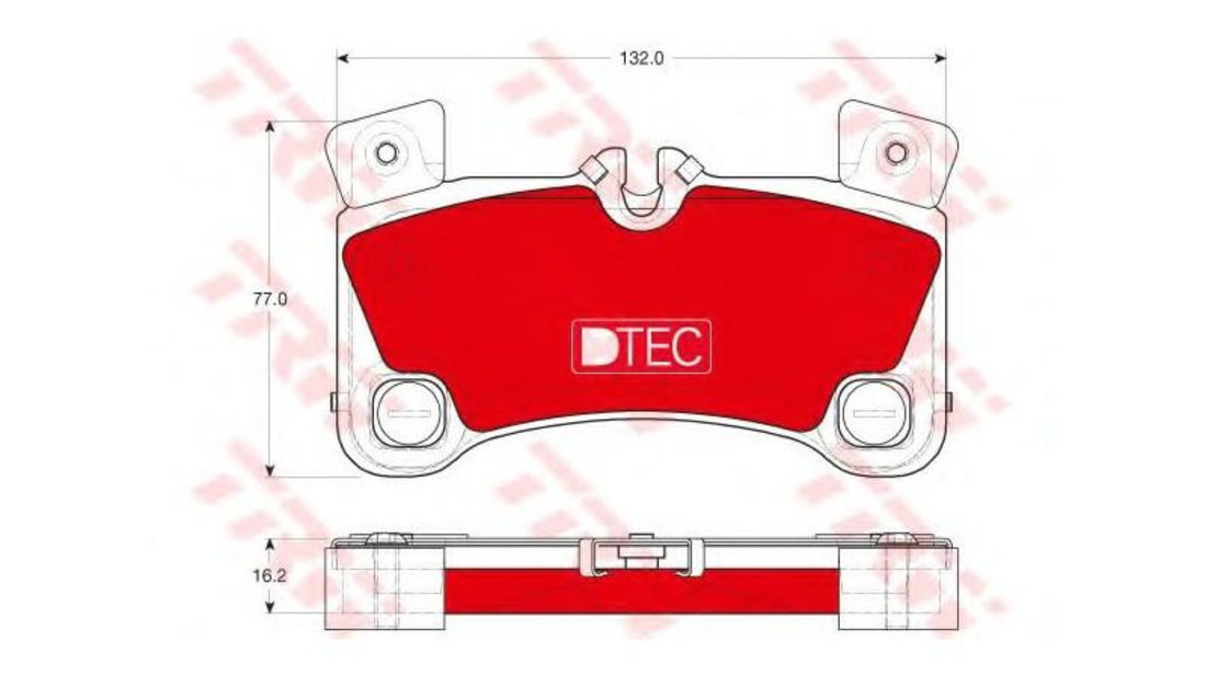 Set placute frana Audi AUDI Q7 (4L) 2006-2015 #2 0252429616