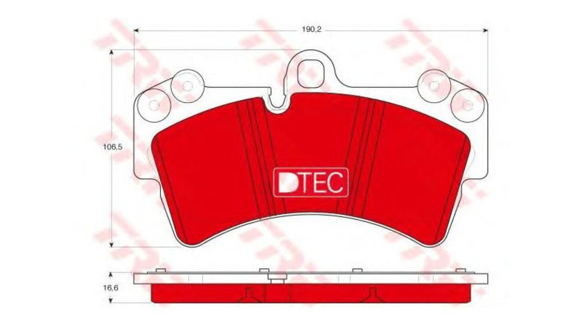 Set placute frana Audi AUDI Q7 (4L) 2006-2015 #2 0252369317