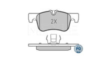 Set placute frana BMW 2 cupe (F22, F87) 2013-2016 ...