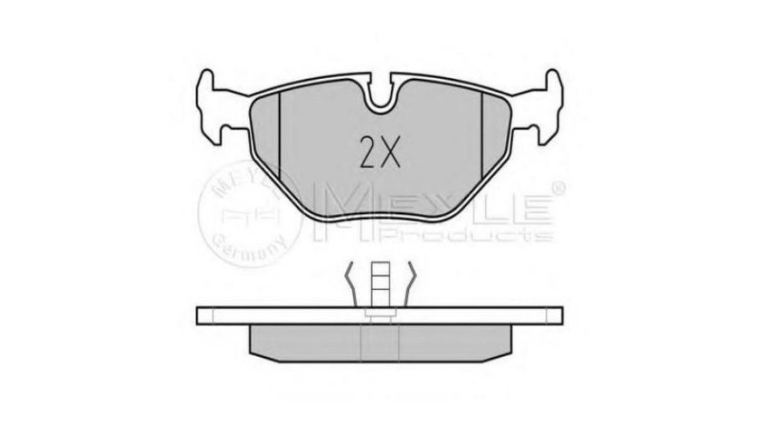 Set placute frana BMW 3 (E30) 1982-1992 #2 0252099517