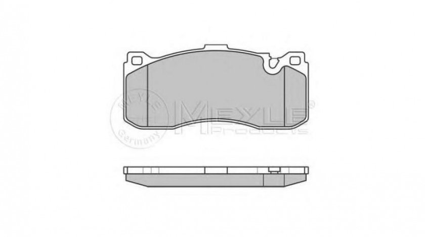 Set placute frana BMW 3 (E90) 2005-2011 #2 0252431617