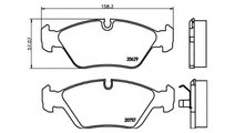 Set placute frana BMW 6 (E24) 1976-1990 #2 013900