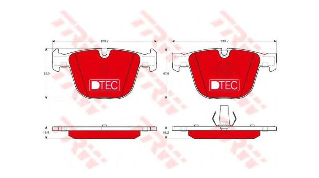 Set placute frana BMW X5 (E70) 2007-2013 #2 05P1531