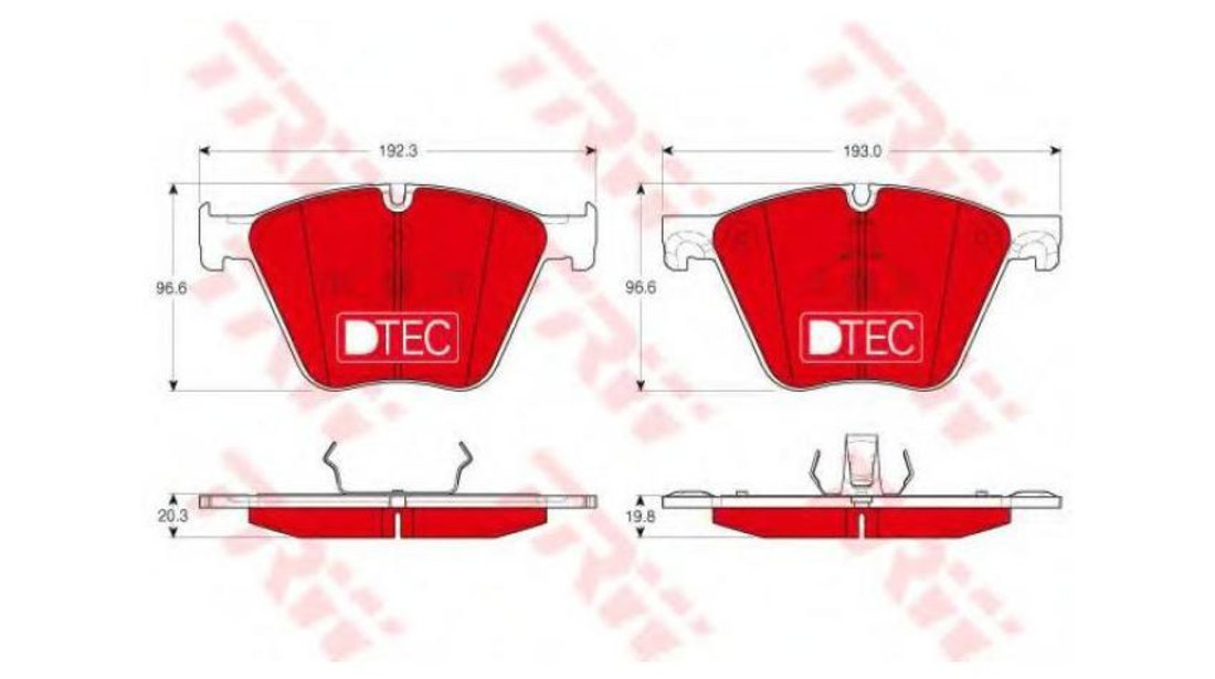 Set placute frana BMW X5 (E70) 2007-2013 #2 116032