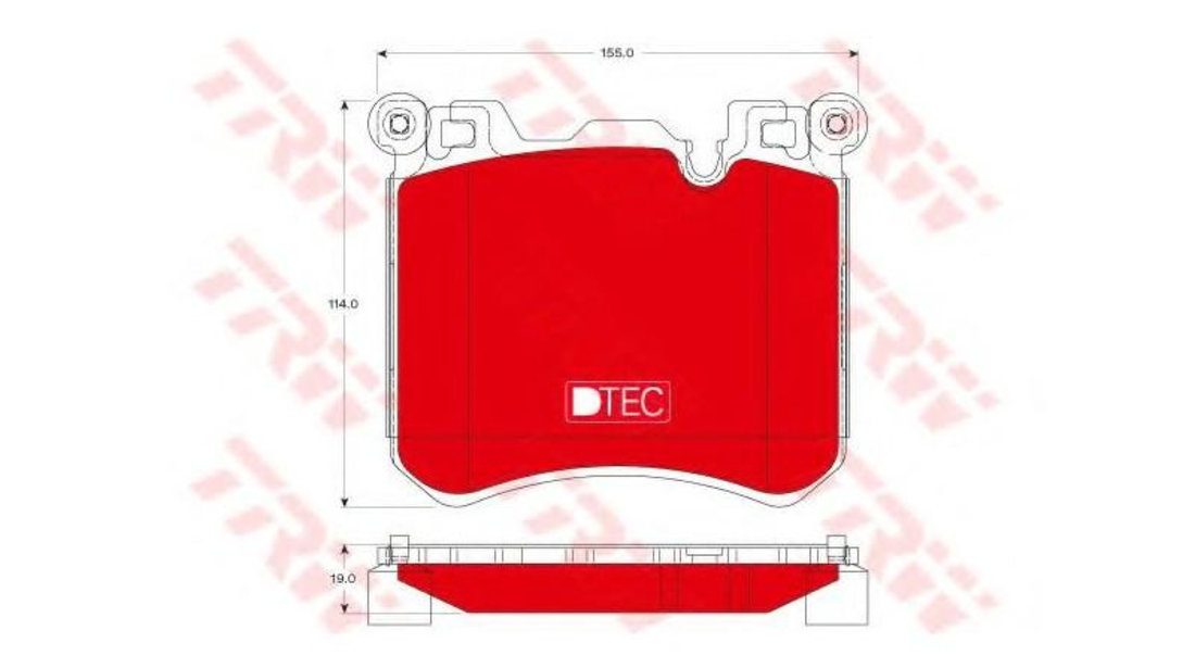 Set placute frana BMW X5 (E70) 2007-2013 #2 0986494191