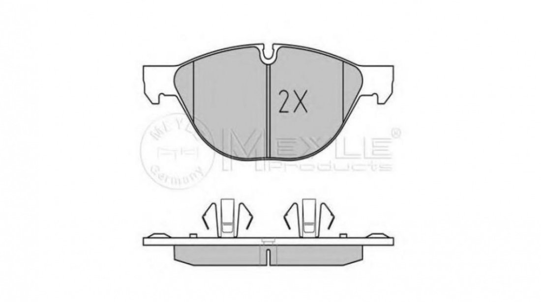 Set placute frana BMW X5 (E70) 2007-2013 #2 0252417219