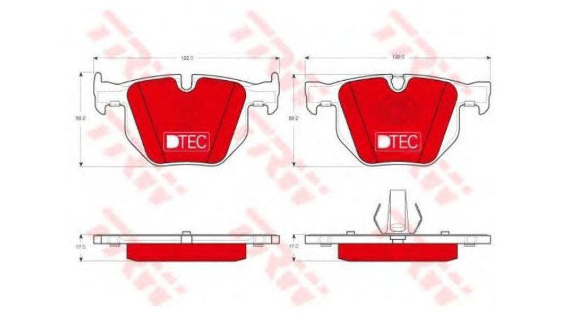 Set placute frana BMW X5 (E70) 2007-2013 #3 0252128217