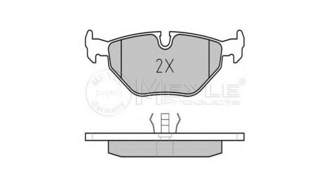 Set placute frana BMW Z3 cupe (E36) 1997-2003 #2 0252099517