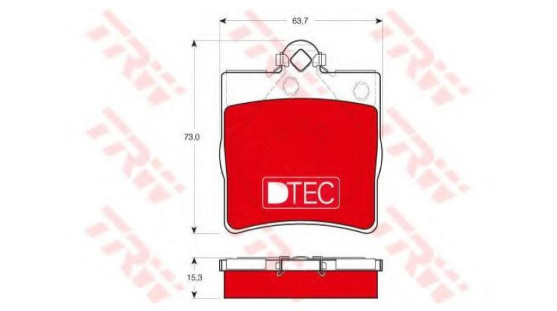 Set placute frana Chrysler CROSSFIRE 2003-2008 #2 0024207120