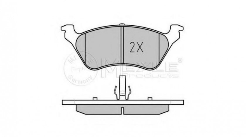 Set placute frana Chrysler VOYAGER Mk III (RG, RS) 1999-2008 #2 0252403616W