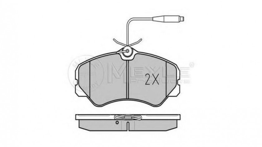 Set placute frana Citroen C25 caroserie (280_, 290_) 1981-1994 #2 0252120519