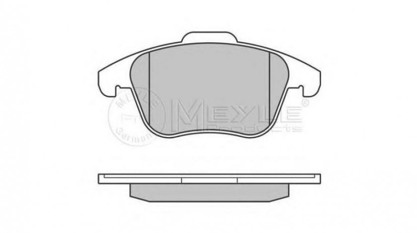 Set placute frana Citroen C4 Grand Picasso I (UA_) 2006-2016 #2 0252455719