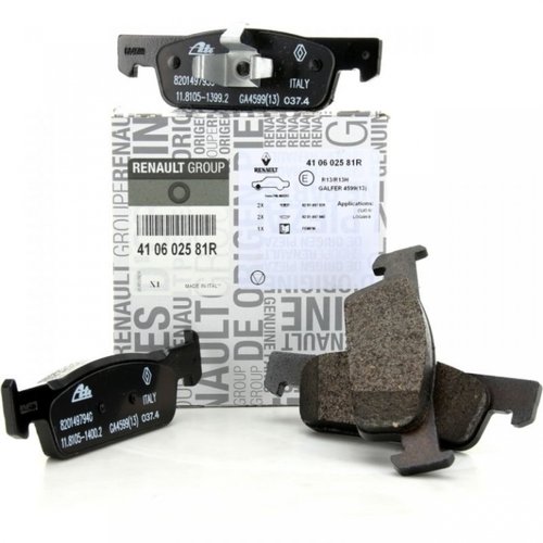 Set Placute Frana Dacia Logan 2 2012→ 410602581R