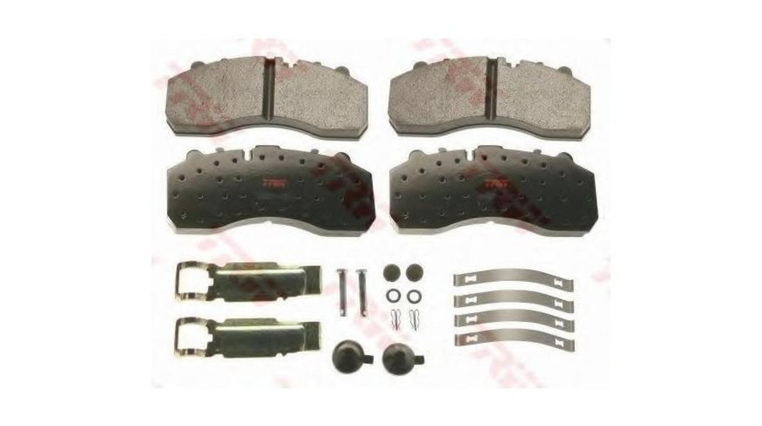 Set placute frana DAF XF 105 (2005->) #3 0024204920