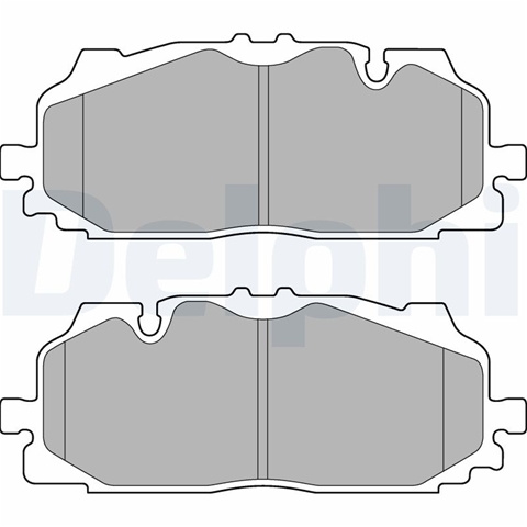 Set Placute Frana Delphi Audi LP3272