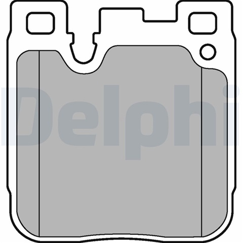 Set Placute Frana Delphi Bmw LP3249