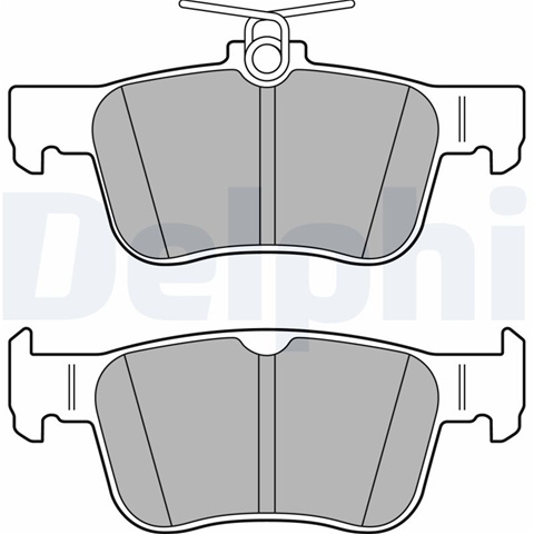 Set Placute Frana Delphi Changan (Chana) LP3391