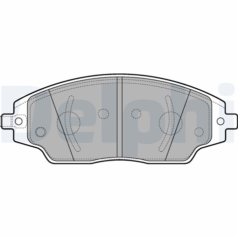 Set Placute Frana Delphi Chevrolet LP3192