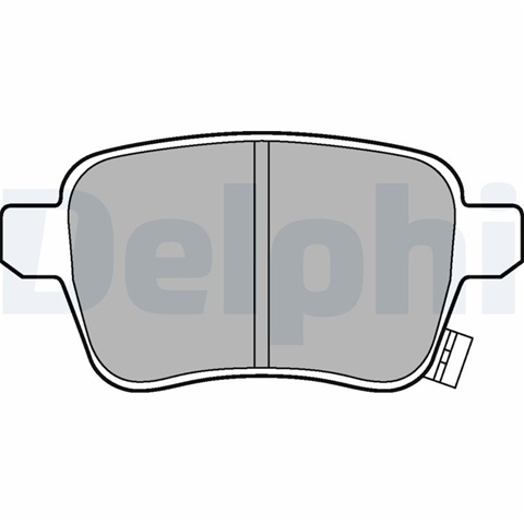 Set Placute Frana Delphi Fiat LP3246