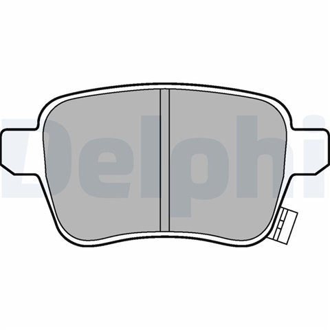 Set Placute Frana Delphi Fiat LP3246