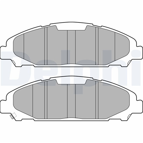Set Placute Frana Delphi Ford LP3255