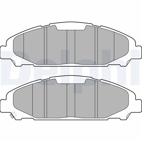 Set Placute Frana Delphi Ford LP3255