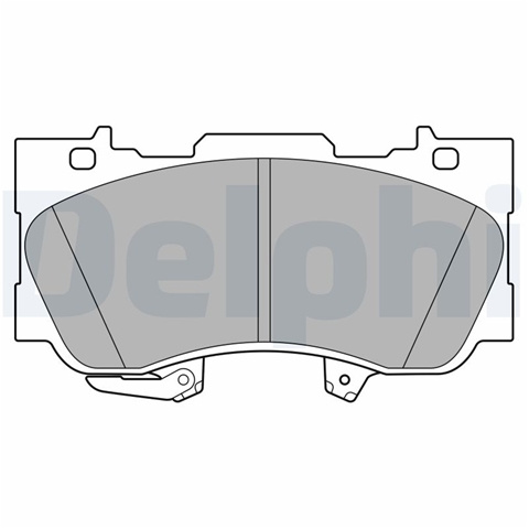 Set Placute Frana Delphi Ford LP3592