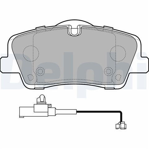 Set Placute Frana Delphi Hyundai LP3292