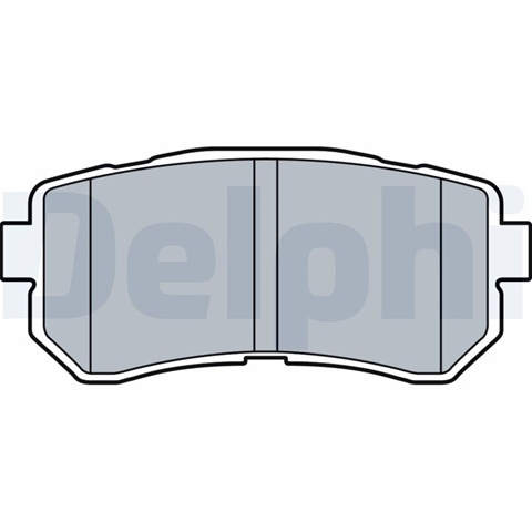 Set Placute Frana Delphi Hyundai LP3521