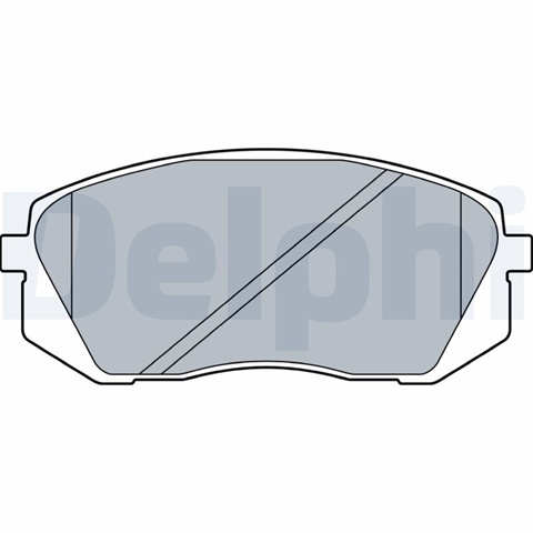 Set Placute Frana Delphi Hyundai LP3535