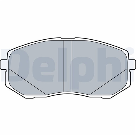 Set Placute Frana Delphi Hyundai LP3538