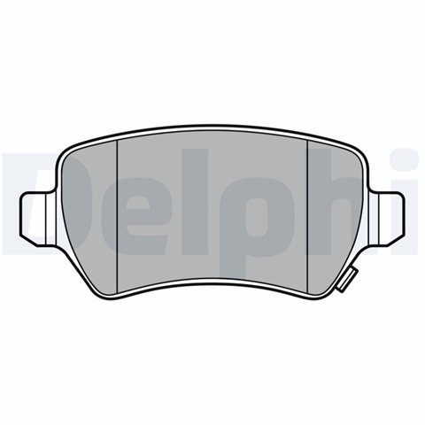 Set Placute Frana Delphi Kia LP3615
