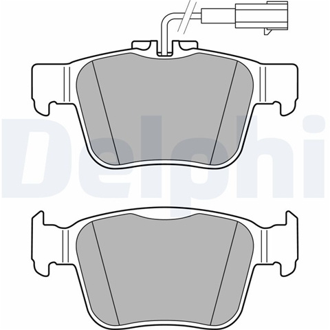 Set Placute Frana Delphi Maserati LP3311