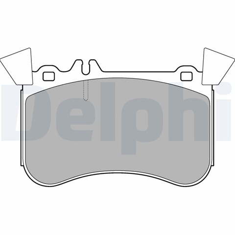 Set Placute Frana Delphi Mercedes-Benz LP3242