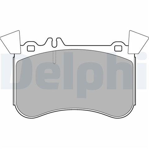 Set Placute Frana Delphi Mercedes-Benz LP3242
