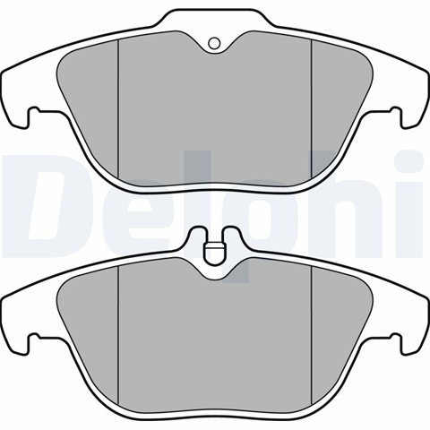 Set Placute Frana Delphi Mercedes-Benz LP3288