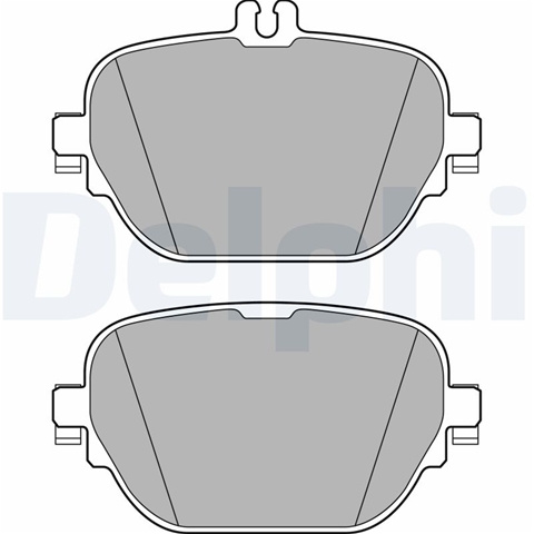 Set Placute Frana Delphi Mercedes-Benz LP3297