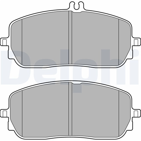 Set Placute Frana Delphi Mercedes-Benz LP3437